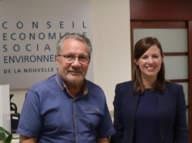 Jean-Louis d'Anglebermes et Megan Bainbridge.