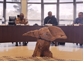 Visite au Sénat coutumier le lundi 6 mai 2024