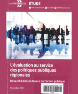 Nouveauté du centre de documentation: L'évaluation au service des politiques publiques régionales.
