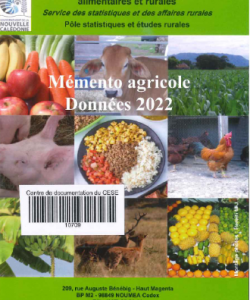 DAVAR, mémento agricole, données 2022