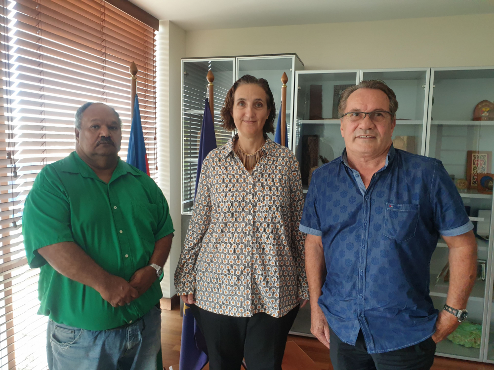 Florence Bonnafoux rend visite au CESE-NC