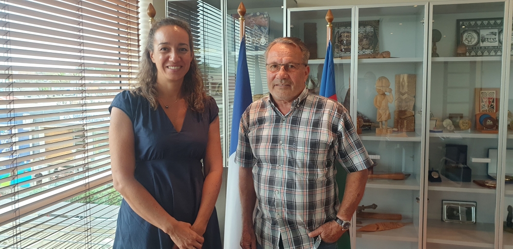 Visite de courtoisie de Catherine Merckx nouvelle Commissaire déléguée à la province Sud