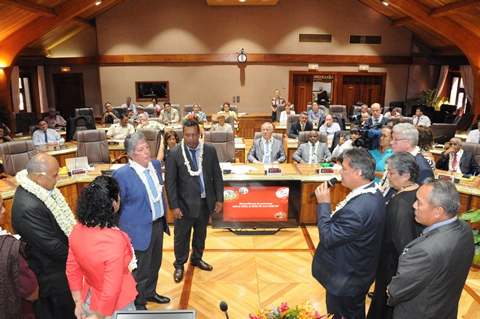 Mission en Polynésie française pour les 40 ans du CESC