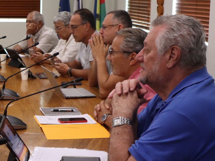 Président du CESE-NC et membres de la CDEFBP