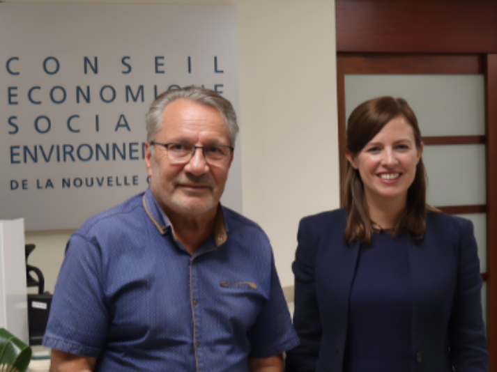 Jean-Louis d'Anglebermes et Megan Bainbridge.