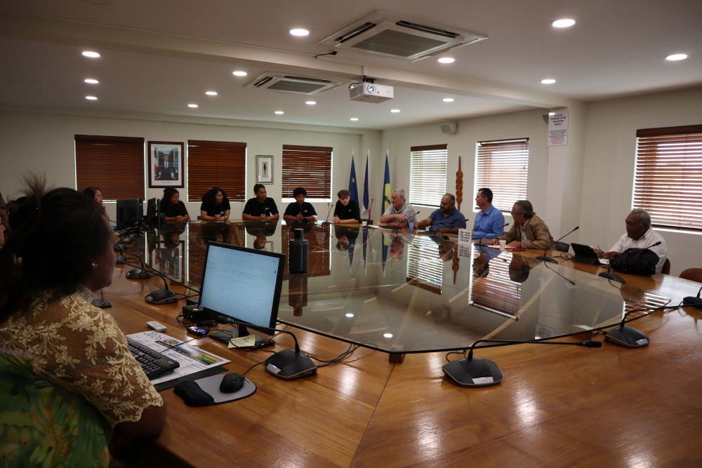 visite du conseil des jeunes de Dumbéa