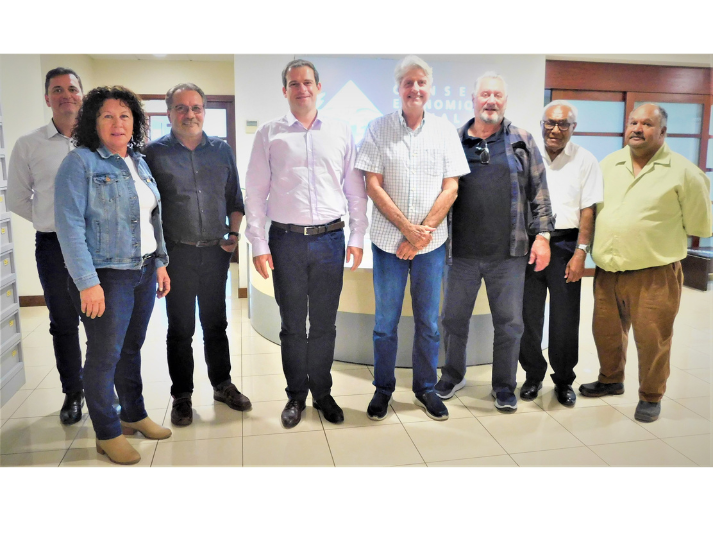 Rencontre du Bureau du CESE-NC avec M. Bastille préfet chargé d'une mission de service public auprès du haut-commissaire. 