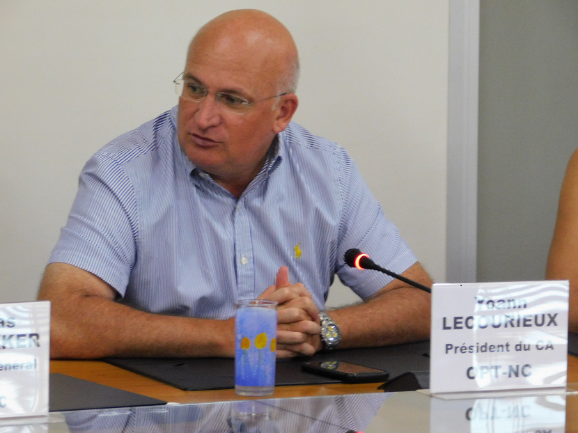 M. Yoann LECOURIEUX, président du conseil d'administration - OPT-NC.