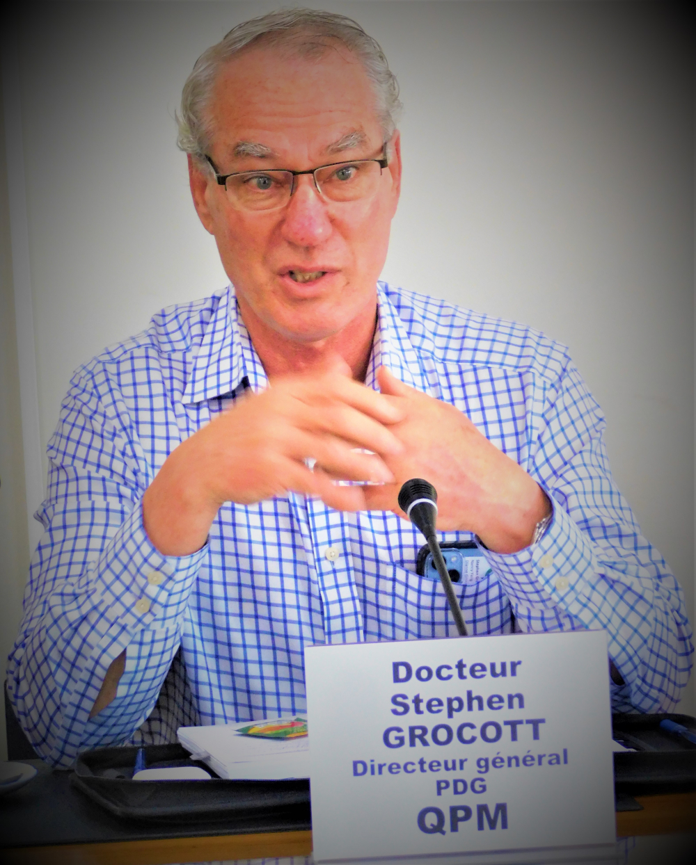Docteur Stephen GROCOTT, directeur général et PDG de Queensland Pacific Metals (QPM).