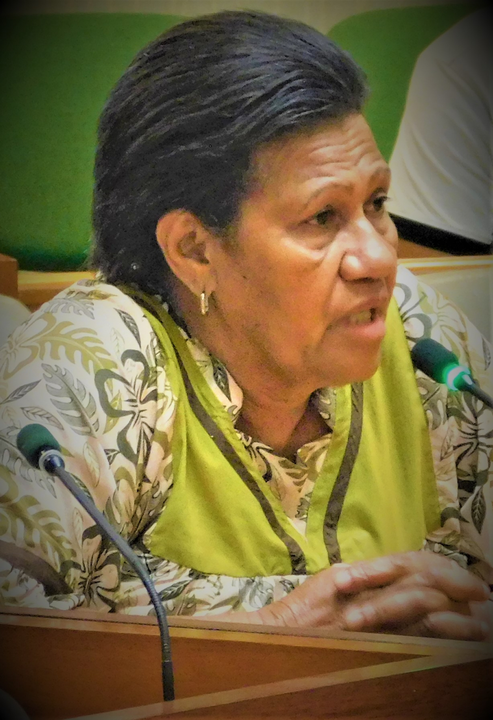 Eurisouke  Valentine (UNI), 2ème vice-présidente de l’assemblée de la province Nord et  présidente de la commission de la santé.