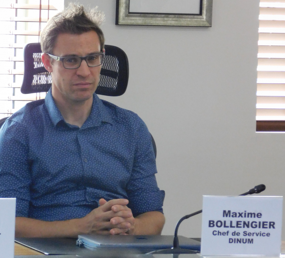 Monsieur Maxime Bollengier, chef de service Direction du Numérique et de la Modernisation (DINUM) de la Nouvelle-Calédonie.