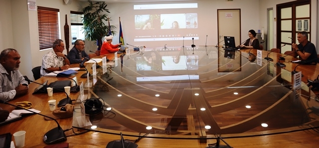 Audition en visioconférence.