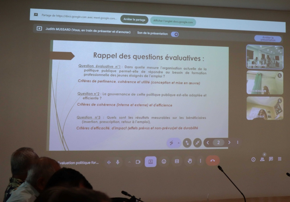 Présentation du powerpoint de la chambre territoriale des comptes et de l'UNC.