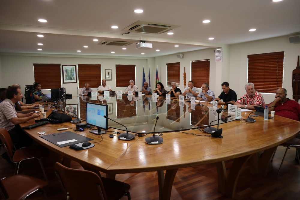 Bureau et membres de la commission des mines, de la métallurgie et des énergies du CESE-NC