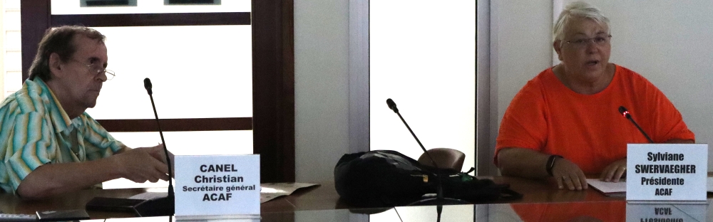 Monsieur Christian CANEL et Madame Sylviane SWERTVAGHER.