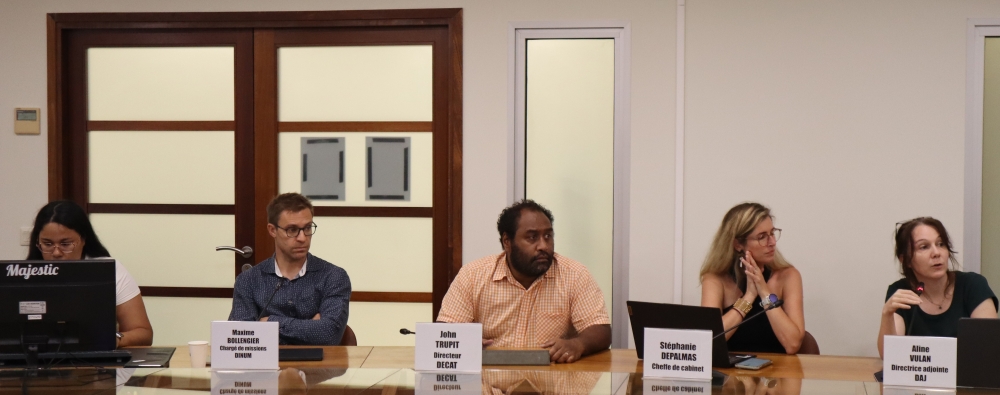 Madame Moea CHUNG, Monsieur Maxime BOLLENGIE, Monsieur John TRUPIT, Madame Stéphanie de PALMAS et Madame Aline VULAN. 