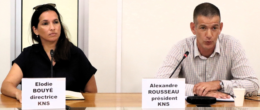 Mme Élodie Bouyé, directrice de KNS et M. Alexandre Rousseau, président de KNS
