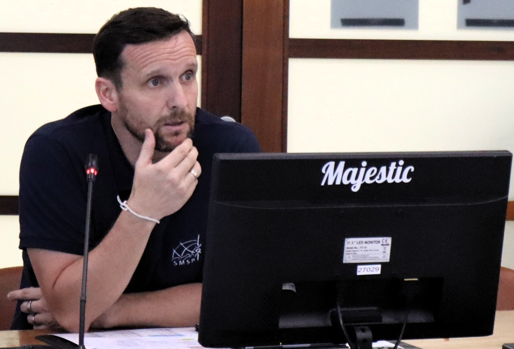 M. Karl Therby, directeur général de la société minière du Sud Pacicique (SMSP)