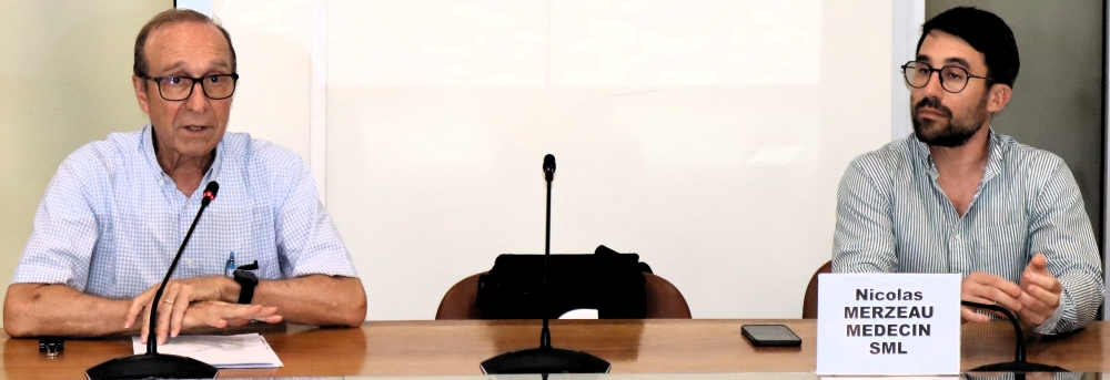 Docteur Calendreau et docteur Merzeau.