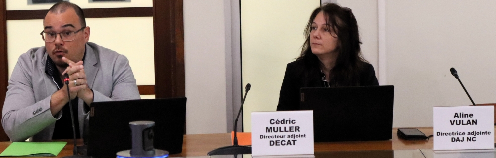 Cédric Muller et Aline Vulan.