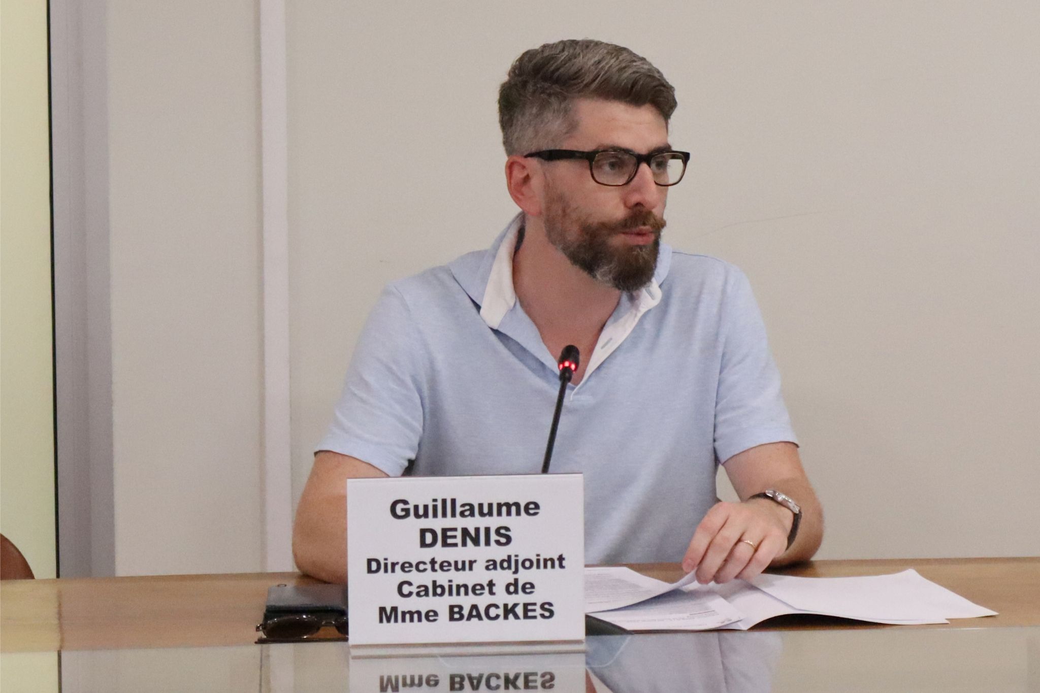Guillaume Denis, directeur adjoint cabinet de Mme Backès.